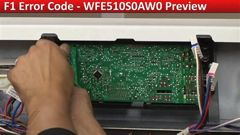 f1 code on gas stove